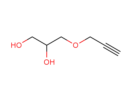 Molecular Structure of 13580-38-6 (3-Prop-2-ynoxypropane-1,2-diol)