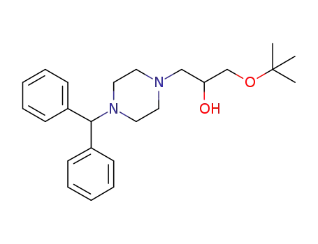 1-(4-benzhydrylpiperazin-1-yl)-3-tert-butoxypropan-2-ol