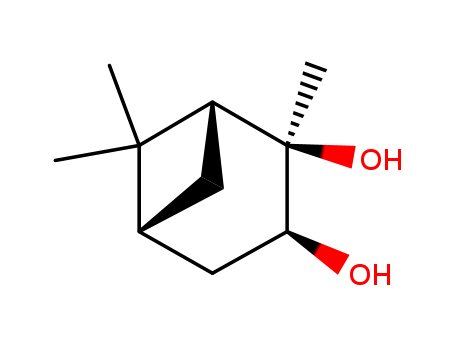 22422-34-0,(1R,2R,3S,5R)-(-)-2,3-Pinanediol,2,3-Pinanediol,(1R,2R,3S,5R)- (8CI);Bicyclo[3.1.1]heptane-2,3-diol, 2,6,6-trimethyl-, [1R-(1a,2a,3a,5a)]-;(-)-(1R:2R:3S:5R)-cis-a-Pineneglycol;(-)-2,3-Pinanediol;(-)-cis-Pinane-cis-2,3-diol;(1R,2R,3S,5R)-(-)-Pinanediol;cis-a-Pinene glycol;