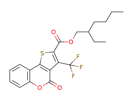 2-ethylhexyl 4-oxo-3-(trifluoromethyl)-4H-thieno[3,2-c]chromene-2-carboxylate