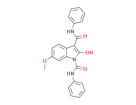 2-hydroxy-6-methoxy-N1,N3-diphenyl-1H-indole-1,3-dicarboxamide