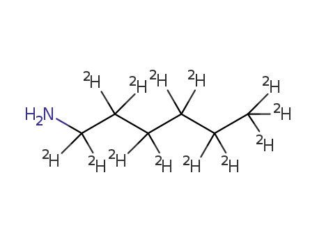 Molecular Structure of 352438-81-4 (N-HEXYL-D13-AMINE)