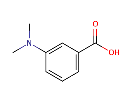 Molecular Structure of 99-64-9 (3-(Dimethylamino)benzoic acid)