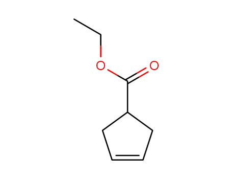 Molecular Structure of 21622-01-5 (3-Cyclopentene-1-carboxylic acid ethyl ester)