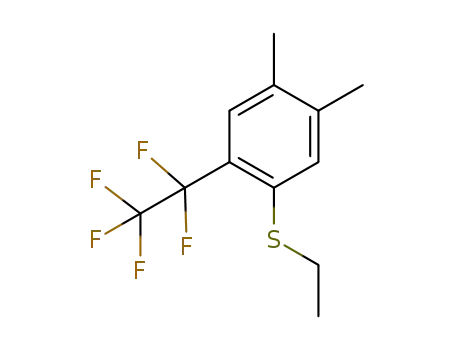 (2-pentafluoroethyl-4,5-dimethylphenyl)ethylsulfide