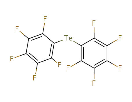 Molecular Structure of 18064-76-1 (Benzene, 1,1'-tellurobis[2,3,4,5,6-pentafluoro-)