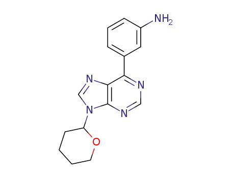 3-(9-(tetrahydro-2H-pyran-2-yl)-9H-purin-6-yl)aniline