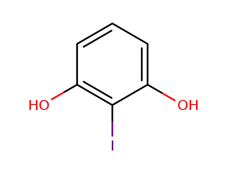 Molecular Structure of 41046-67-7 (2-IODOBENZENE-1,3-DIOL)