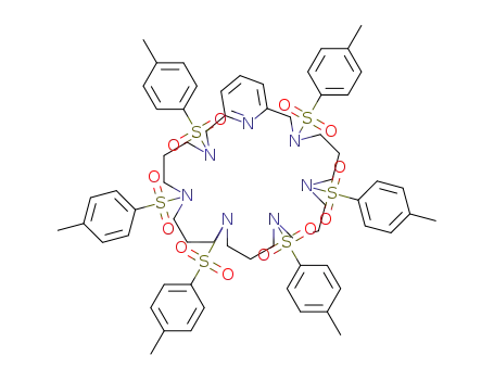 1,5,9,13,17,21-hexakis(p-tolylsulfonyl)-3,7,11,15,19,23-hexaaza-1(2,6)-pyridina cyclotetracosaphane