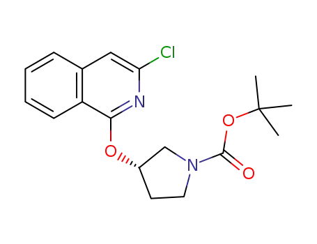 (S)-tert-butyl 3-((3-chloroisoquinolin-1-yl)oxy)pyrrolidine-1-carboxylate
