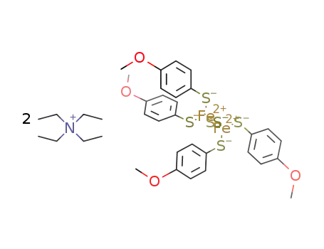(NEt4)2[Fe2S2(4-methoxythiophenol)4(-4H)]