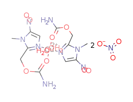 [Cu(ronidazole)2(H2O)2](NO3)2