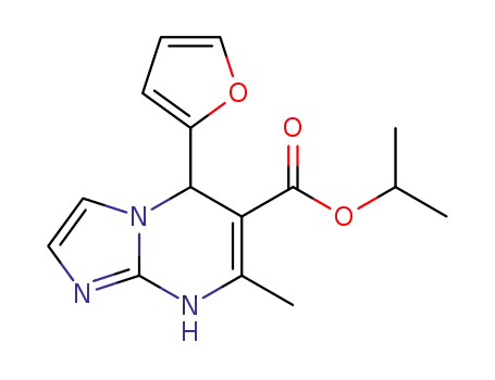 (±)-isopropyl 5-(furan-2-yl)-7-methyl-5,8-dihydroimidazo[1,2-a]pyrimidine-6-carboxylate