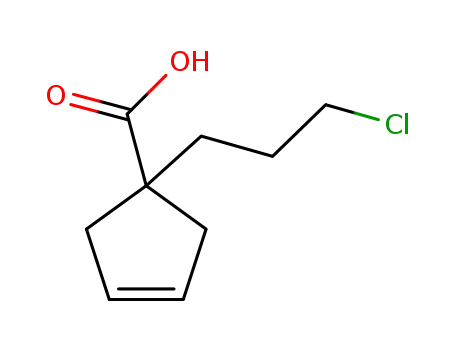 1-(3-chloropropyl)cyclopent-3-ene-1-carboxylic acid