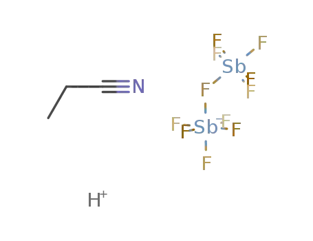 C3H5N*F11Sb2(1-)*H(1+)