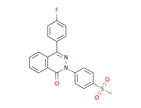 4-(4-fluorophenyl)-2-[4-(methylsulfonyl)phenyl]phthalazin-1(2H)-one