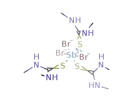 mer-SbBr3(N,N-dimethylthiourea)3