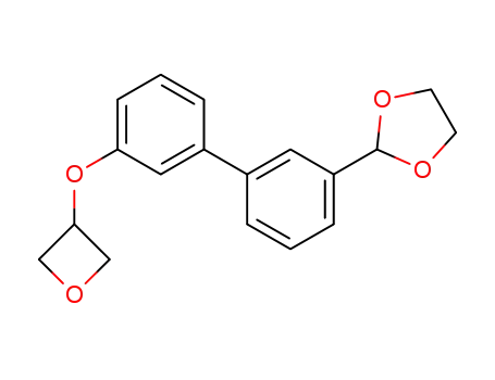 2-[3'-(oxetan-3-yloxy)biphenyl-3-yl][1,3]dioxolane