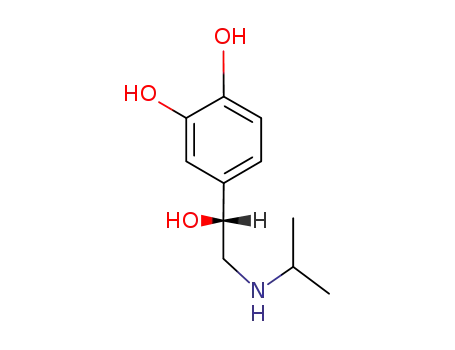 Molecular Structure of 51-31-0 (Levisoprenaline)