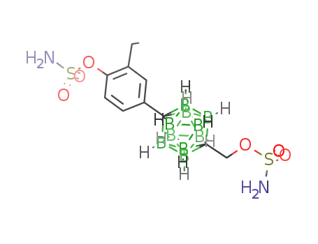 1-sulfamoyloxymethyl-12-(3-ethyl-4-sulfamoyloxyphenyl)-1,12-dicarba-closo-dodecaborane