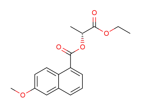 (R)-[1-ethoxy-1-carbonylpropan-2-yl]-6-methoxy-1-naphthoic acid ester
