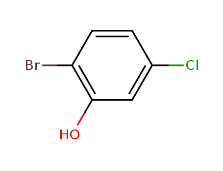 Molecular Structure of 13659-23-9 (2-Bromo-5-chlorophenol)