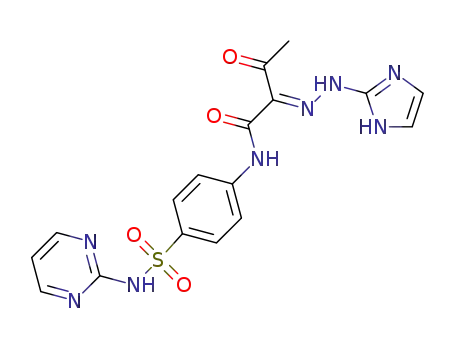 (E)-2-(2-(1H-imidazol-2-yl)hydrazono)-3-oxo-N-(4-(Npyrimidin-2-ylsulfamoyl)phenyl)butanamide