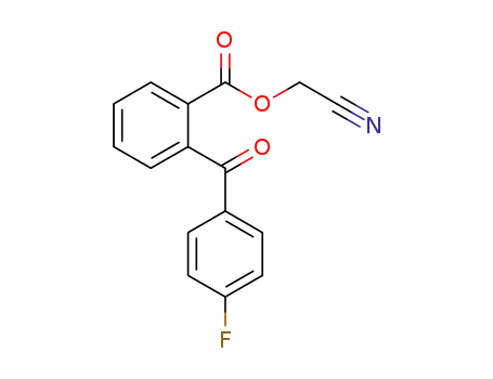 cyanomethyl 2-(4-fluorobenzoyl)benzoate