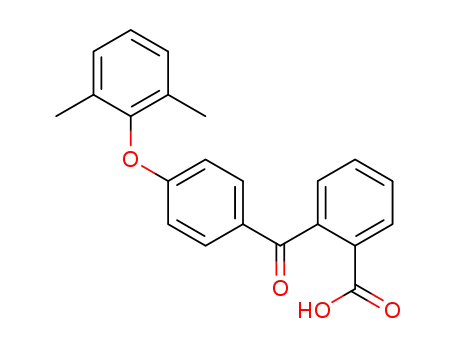 2-[4-(2,6-dimethylphenoxy)benzoyl]benzoic acid