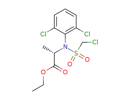 ethyl (2S)-2-[2,6-dichloro-N-(chloromethylsulfonyl)anilino]propanoate
