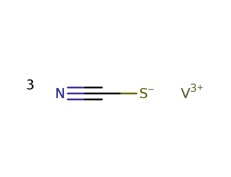 vanadium (III)-thiocyanate