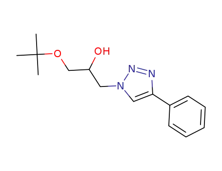 1-(tert-butoxy)-3-(4-phenyl-1H-1,2,3-triazol-1-yl)propan-2-ol
