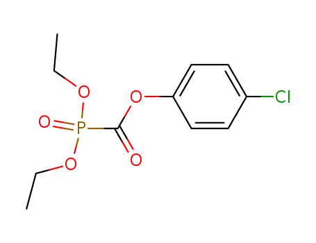 Molecular Structure of 72305-96-5 (4-chlorophenyl diethoxyphosphanecarboxylate oxide)