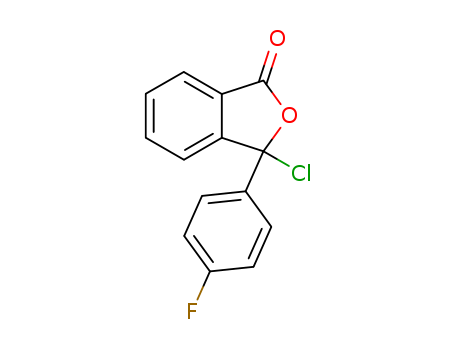 1(3H)-Isobenzofuranone, 3-chloro-3-(4-fluorophenyl)-