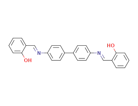 Molecular Structure of 3172-43-8 (Phenol, 2,2'-[[1,1'-biphenyl]-4,4'-diylbis(nitrilomethylidyne)]bis-)