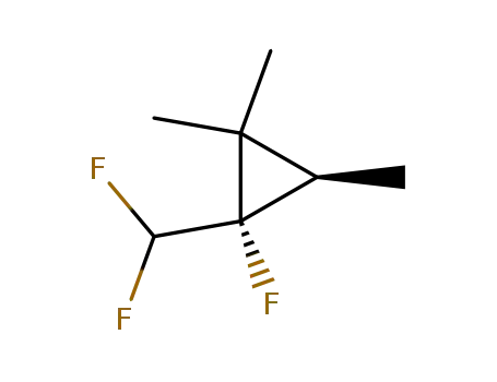 1-fluoro-r-1-difluoromethyl-c-2,3-t-2-trimethylcyclopropane