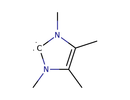 Molecular Structure of 141556-40-3 (2H-Imidazol-2-ylidene, 1,3-dihydro-1,3,4,5-tetramethyl-)