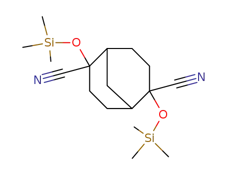 2,6-Bis(trimethylsilyloxy)bicyclo<3.3.1>nonan-2,6-dicarbonitril