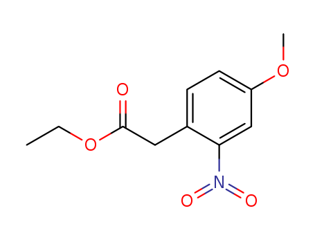 Benzeneacetic acid, 4-methoxy-2-nitro-, ethyl ester