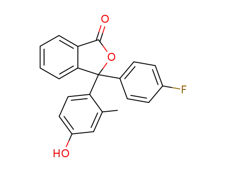 3-(4-fluorophenyl)-3-(4-hydroxy-2-methylphenyl)phthalide