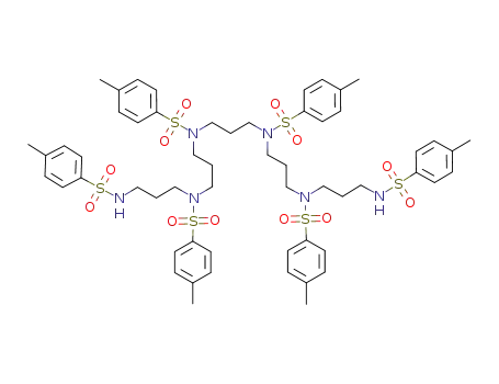 N,N',4,8,12,16-hexa(p-toluenesulfonyl)-4,8,12,16-tetraazaundecane-1,19-diamine