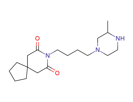 8-<4-(3-methyl-1-piperazinyl)butyl>-8-azaspiro<4.5>decane-7,9-dione