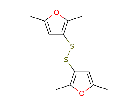 Molecular Structure of 28588-73-0 (3,3'-dithiobis[2,5-dimethylfuran])