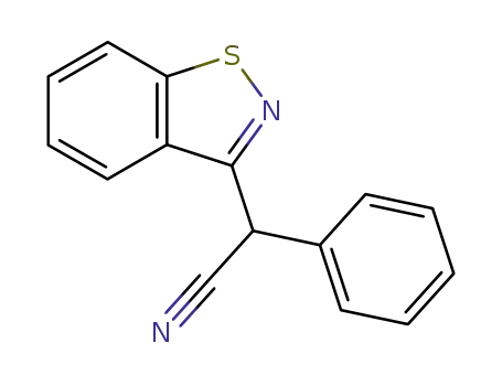 2-fenil-2-(1,2-benzisotiazol-3-il)acetonitrile