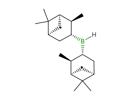 Molecular Structure of 21932-54-7 ((-)-Diisopinocampheyl borane)