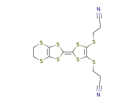 4,5-bis(cyanoethylthio)-1,3-dithiole-2-[(4,5-ethylenedithio)-1,3-dithiole-2-ylidene]