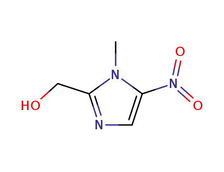 Molecular Structure of 936-05-0 (1-Methyl-5-nitro-1H-imidazole-2-methanol)