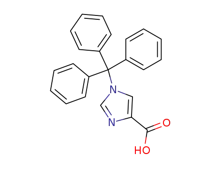 Molecular Structure of 191103-80-7 (1-Trityl-1H-imidazole-4-carboxylic acid)