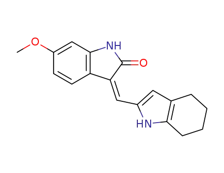 6-Methoxy-3-[1-(4,5,6,7-tetrahydro-1H-indol-2-yl)-meth-(Z)-ylidene]-1,3-dihydro-indol-2-one