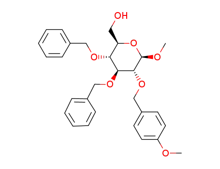 Methyl 3,4-di-O-benzyl-2-O-para-methoxybenzyl-β-D-glucopyranoside